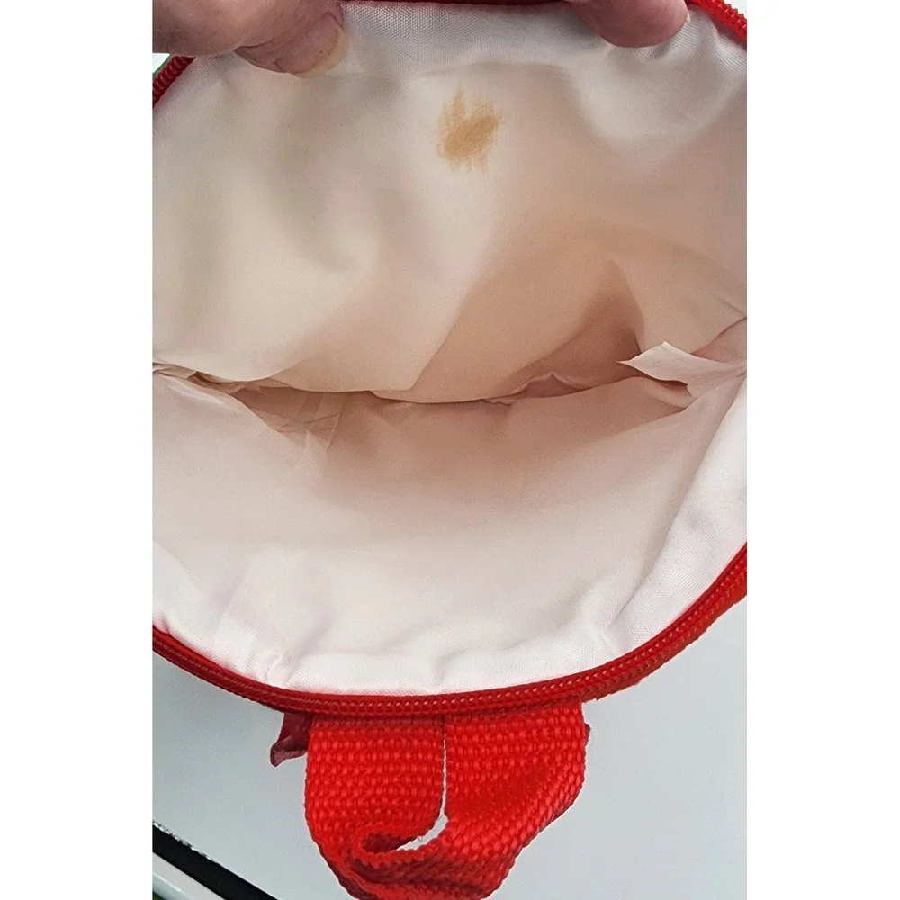 Chuck E. Cheese Plush 13' Backpack Soft Red Character Bag Official Merchandise